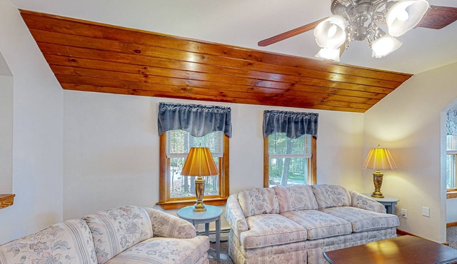 Waterfront home with grill, full kitchen, and dog-friendly