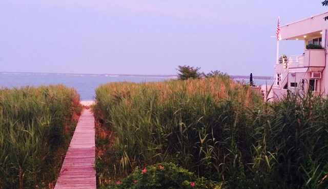 Waterfront home with private beach on Peconic Bay