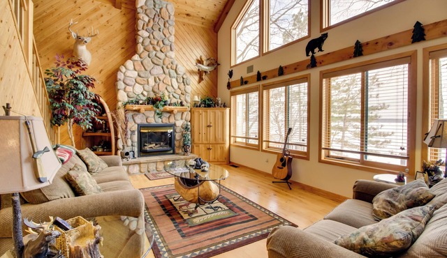 Waubun Lake Cabin w/Private Dock + Fire Pit!