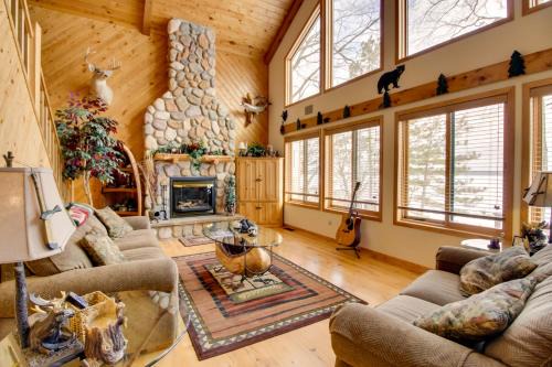 Waubun Lake Cabin w/Private Dock + Fire Pit!