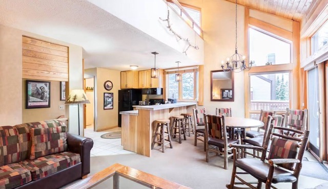 WHAT'S NOT TO LOVE, SKI IN/OUT, END UNIT, SUNNY, DECK, GAS FIREPLACE, 3 BR, 3 BA