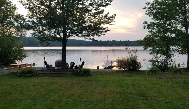 Year-round garage apartment on Lake Wassookeag with full amenities.