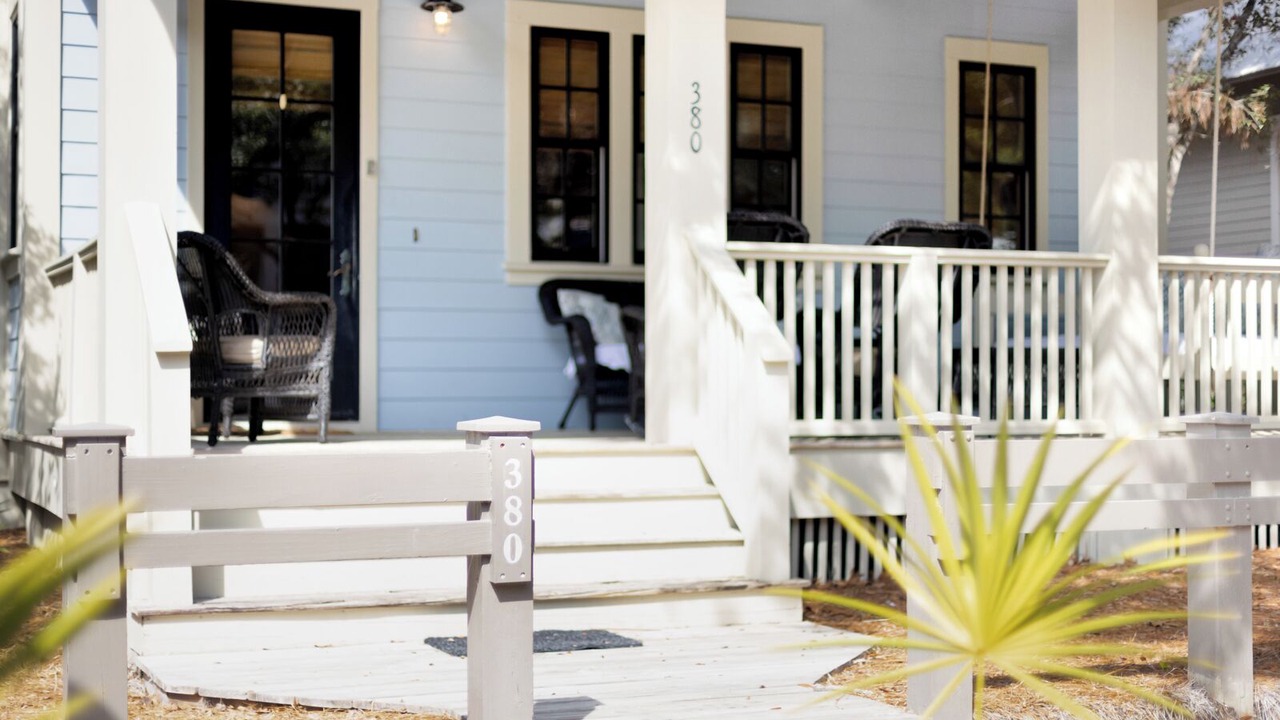 Photo of Patio Balcony in Watercolor