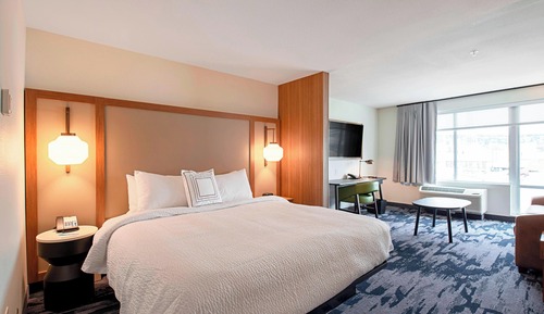 Suite, 1 King Bed with Sofa bed, Hearing Accessible, Harbor View