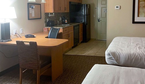 Suite, 2 Queen Beds, Accessible, Non Smoking (Efficiency)