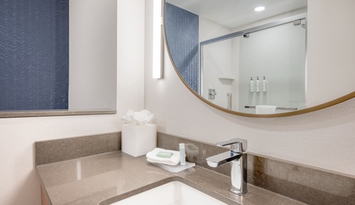 Suite, 1 King Bed with Sofa bed, Hearing Accessible (Accessible Bathtub)