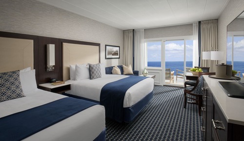 Oceanview Double, 2 Queen Beds with Balcony