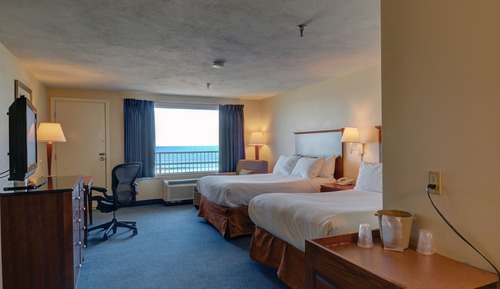 Standard Room, 2 Double Beds, Ocean View