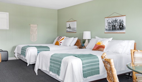 Family Studio Suite, 2 Queen Beds, Pets Allowed, Pool View