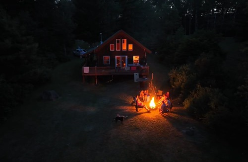 Winter Cabin | The Lazy River Lodge - Float, Fish & Relax on the Chippewa