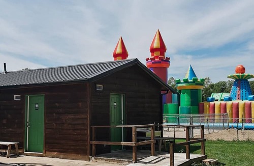 Rockbridge Cabin | The Eagle's Nest Cabin at Hocking Hills + Largest Bounce Castle